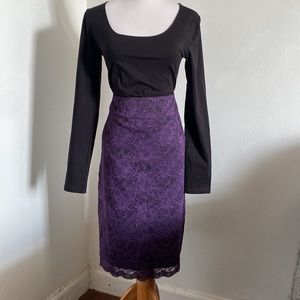 Banana Republic- Lace Pencil Skirt